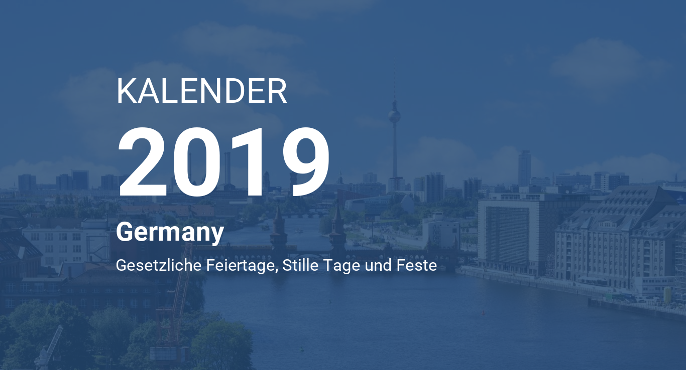 Year 2019 Calendar – Germany