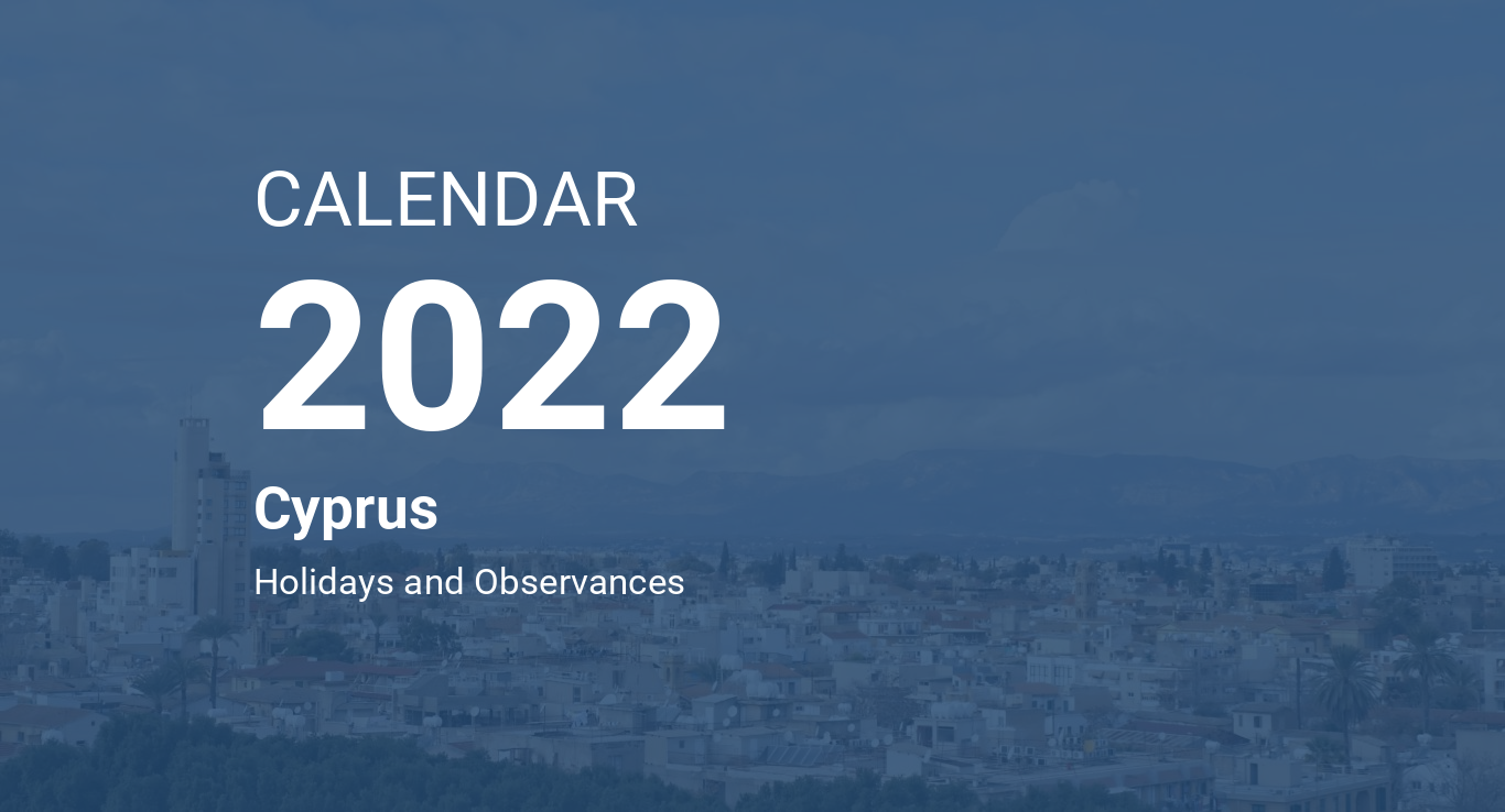 Year 2022 Calendar Cyprus