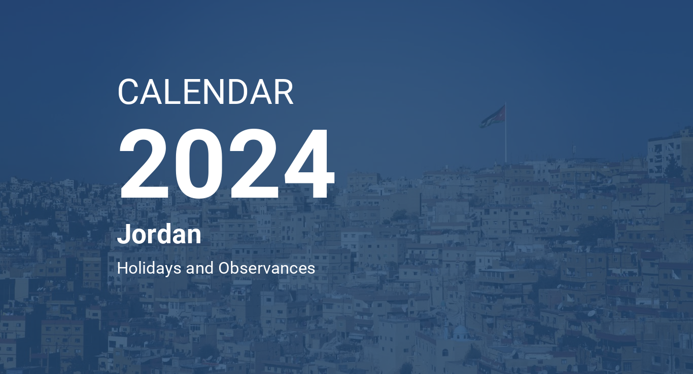 Year 2024 Calendar – Jordan