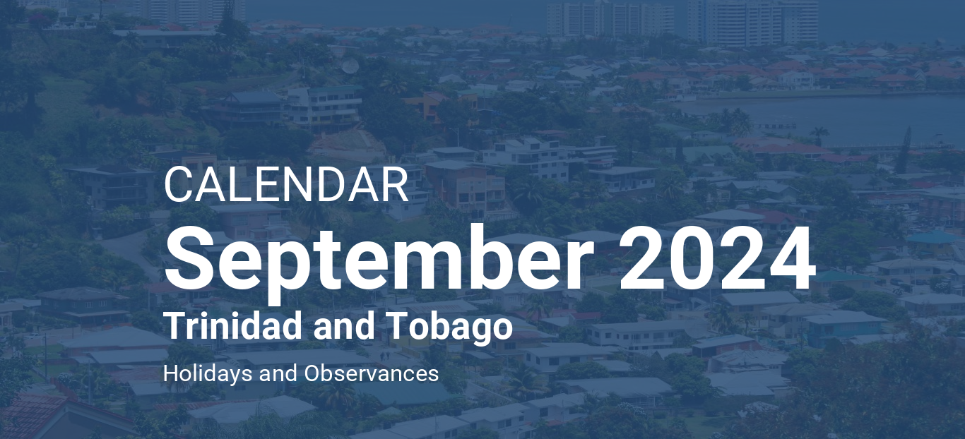 September 2024 Calendar Trinidad and Tobago
