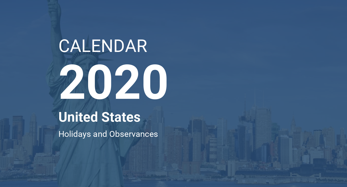 Year Calendar United States