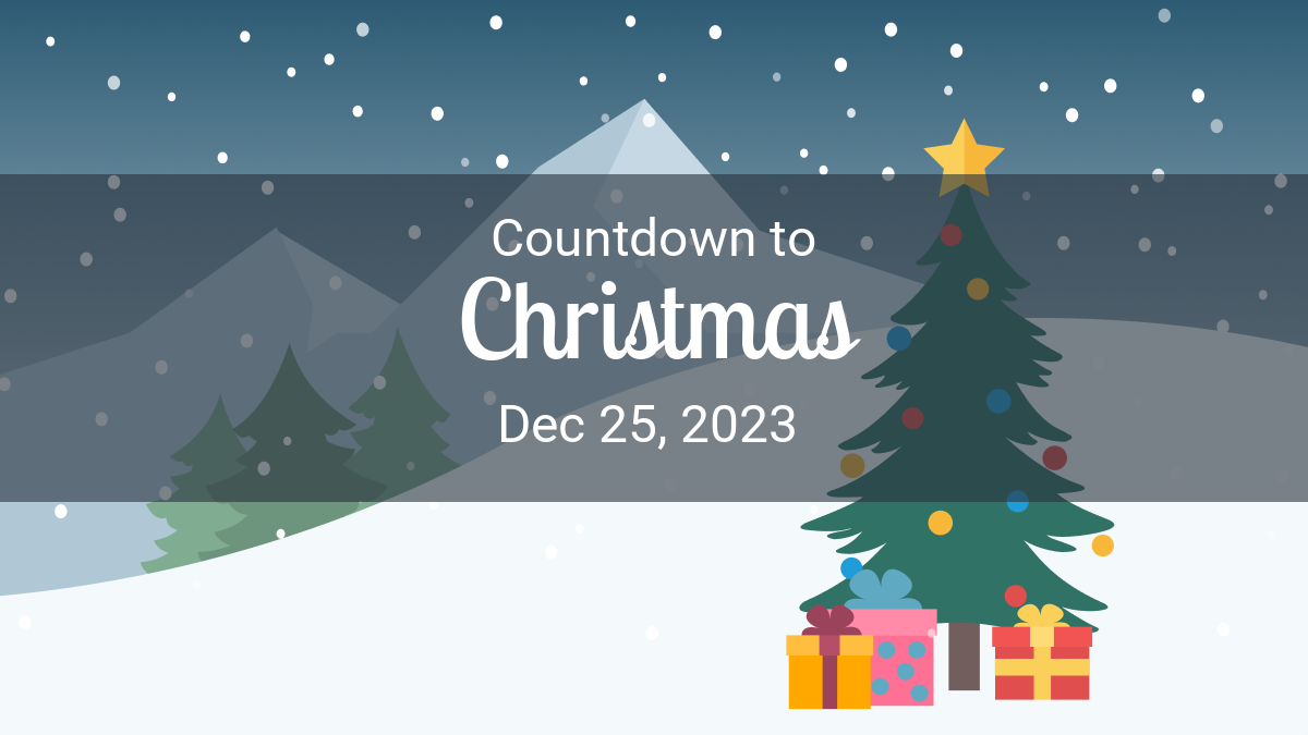 Christmas Countdown – Countdown to Dec 25, 2023