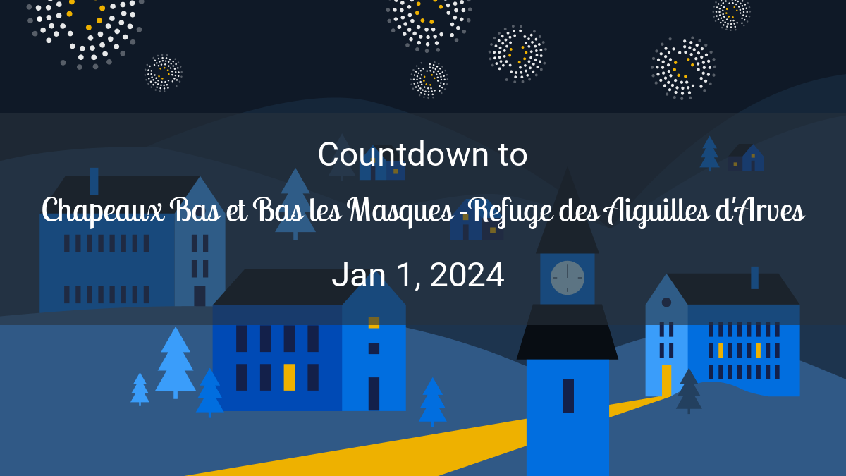 New Year Countdown – Countdown to New Year 2024 in Bourg-en-Bresse
