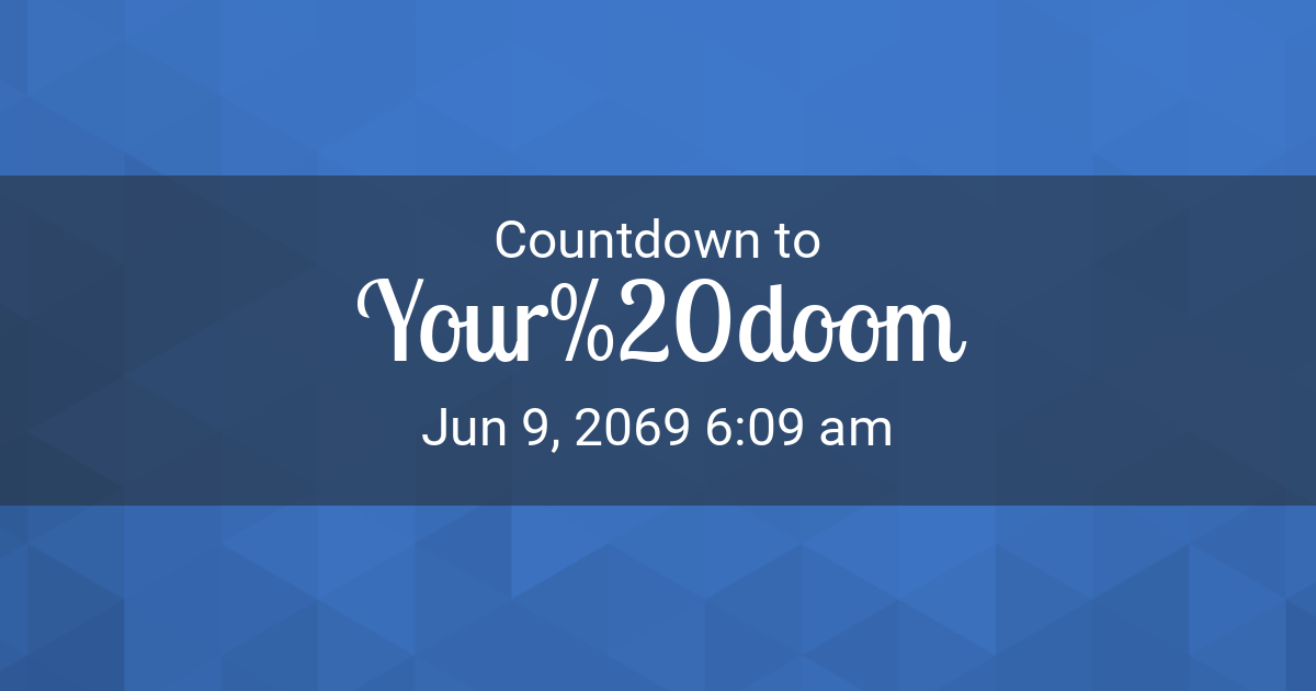 Countdown To Jun 9 69 6 09 Am In New York