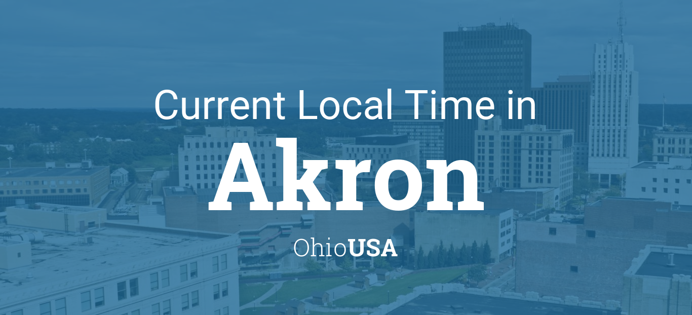 Current Local Time in Akron, Ohio, USA
