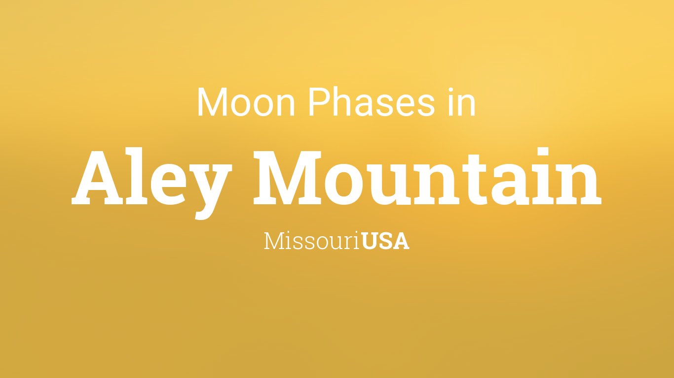 Moon Phases 2024 Lunar Calendar for Aley Mountain, Missouri, USA