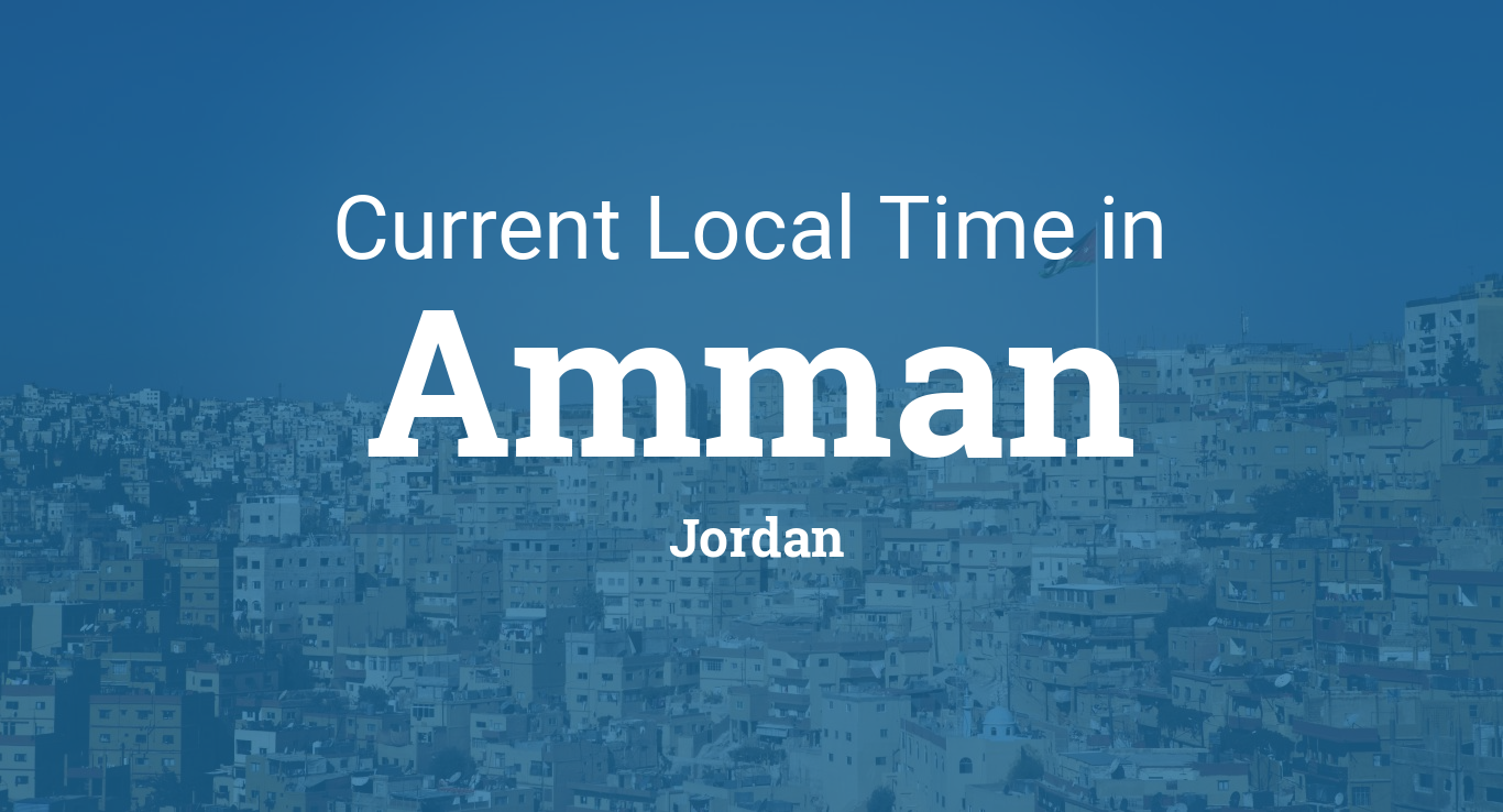 diamant Sidelæns finger Current Local Time in Amman, Jordan