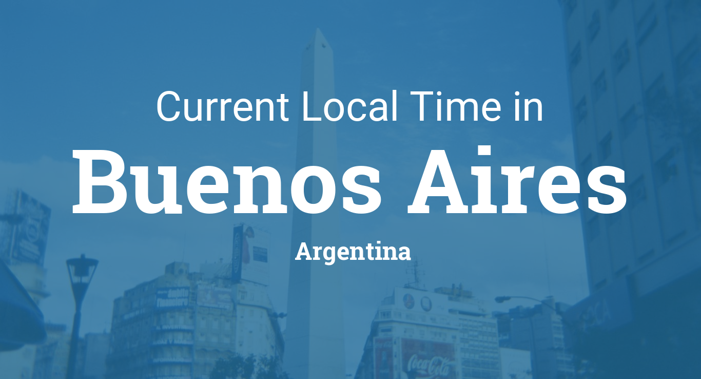 Current Local Time in Buenos Aires, Argentina