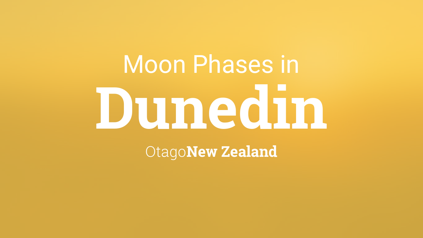 Moon Phases 2024 Lunar Calendar for Dunedin, New Zealand