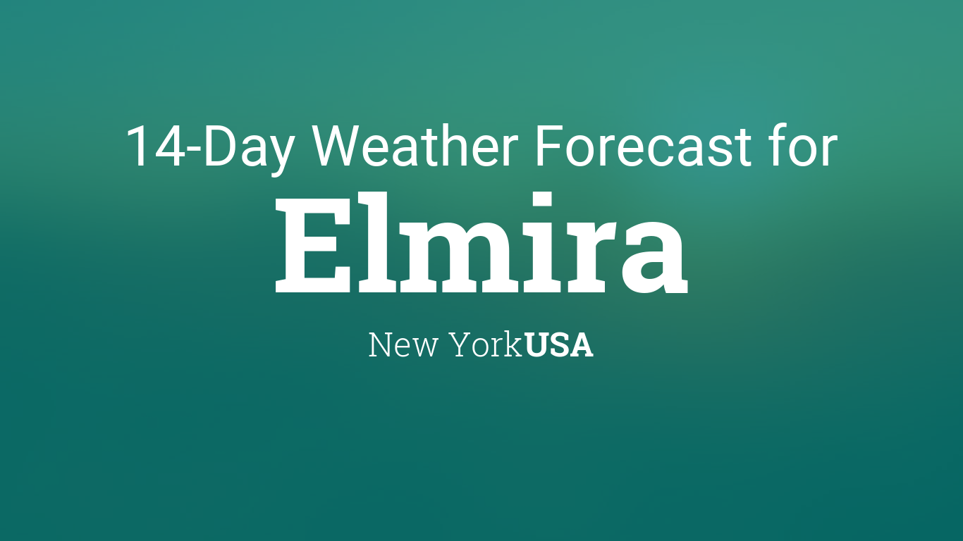Elmira, New York, USA 14 day weather forecast