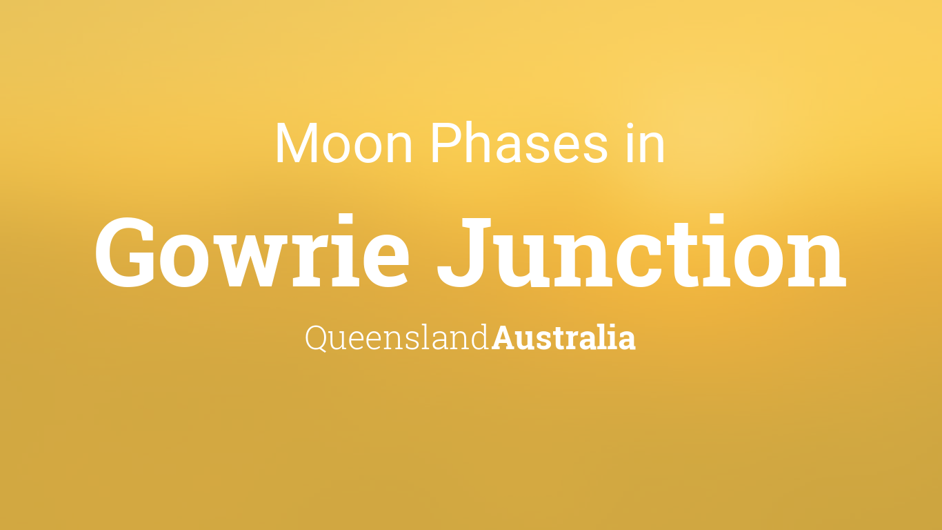 Moon Phases 2024 Lunar Calendar for Gowrie Junction, Queensland