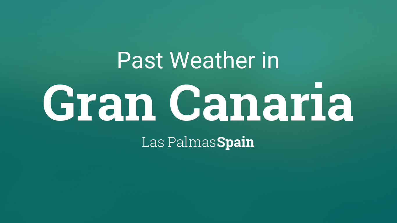 Weather in December 2020 in Gran Canaria, Las Palmas, Spain