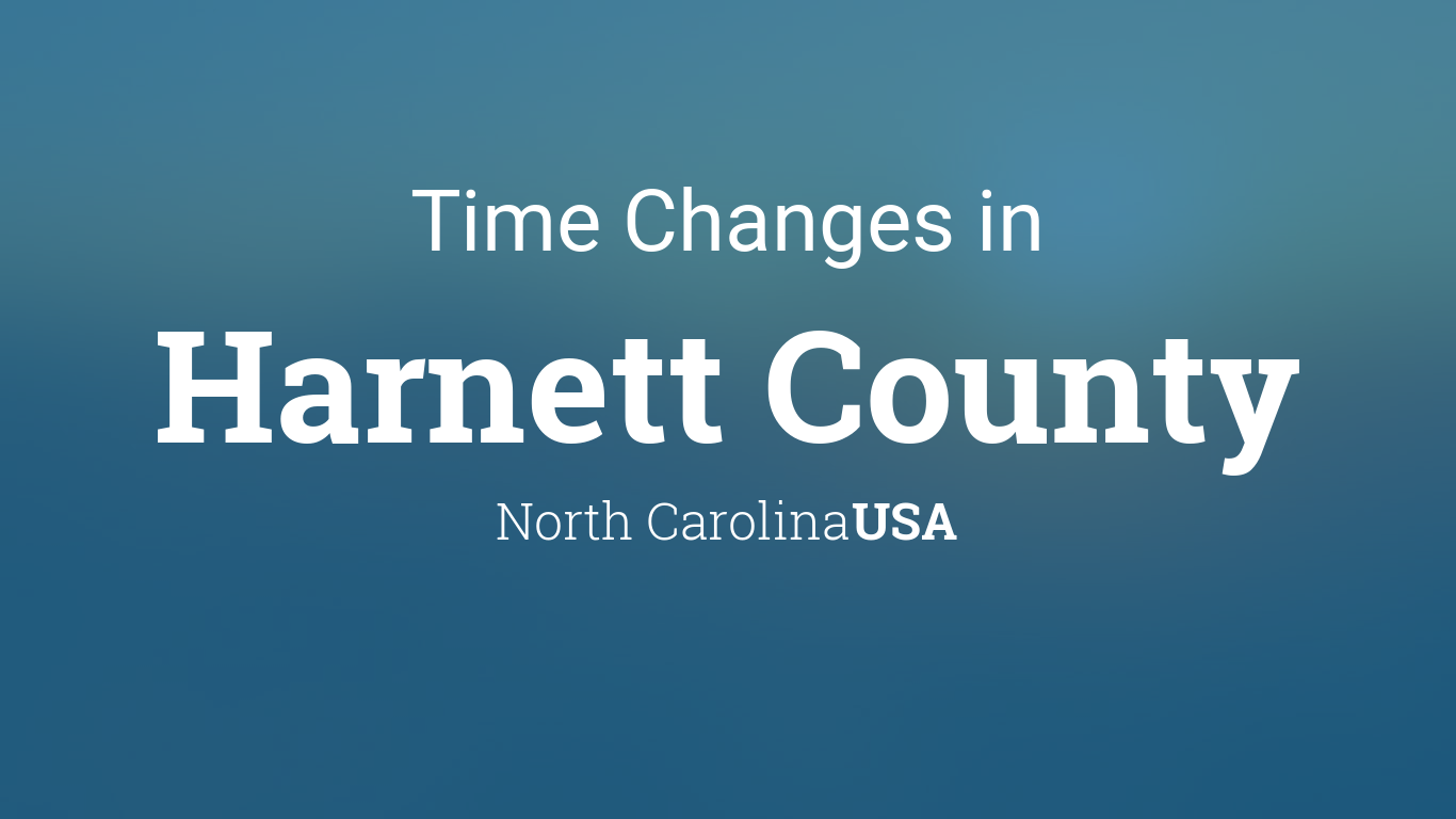Daylight Saving Time Changes 2024 in County, North Carolina, USA