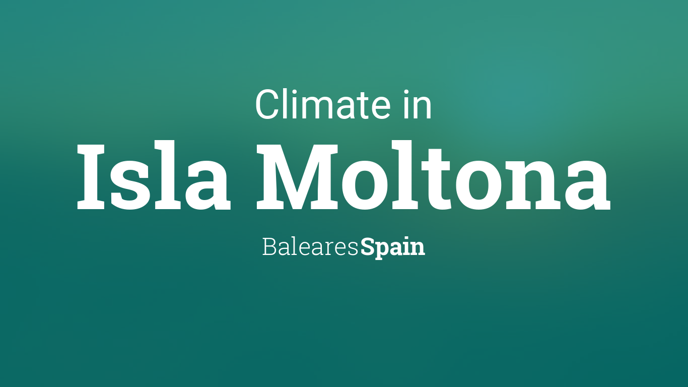 Climate & Weather Averages in Isla Moltona, Baleares, Spain