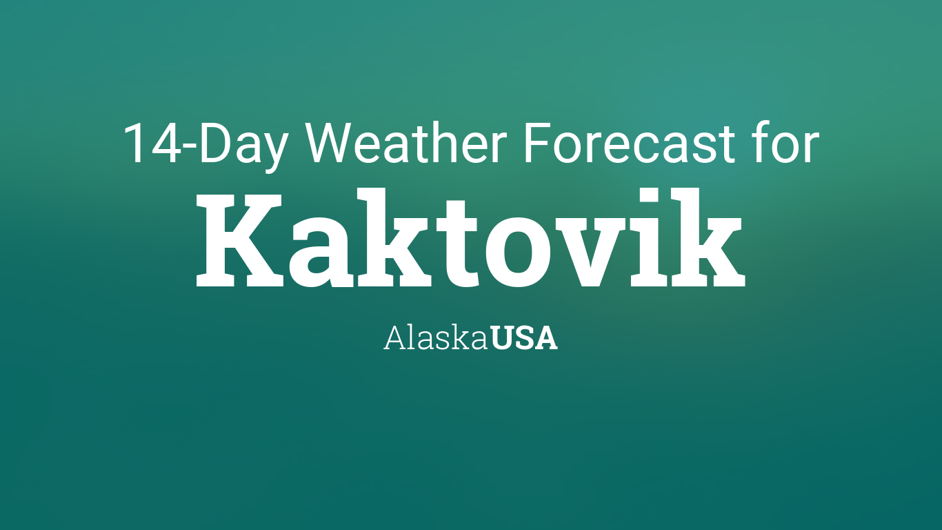 Kaktovik, Alaska, USA 14 day weather forecast