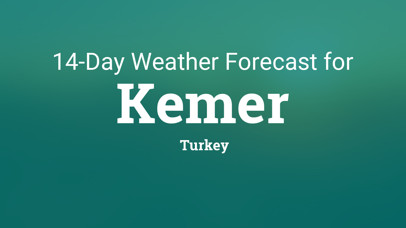 Kemer, Turkey 14 day weather forecast