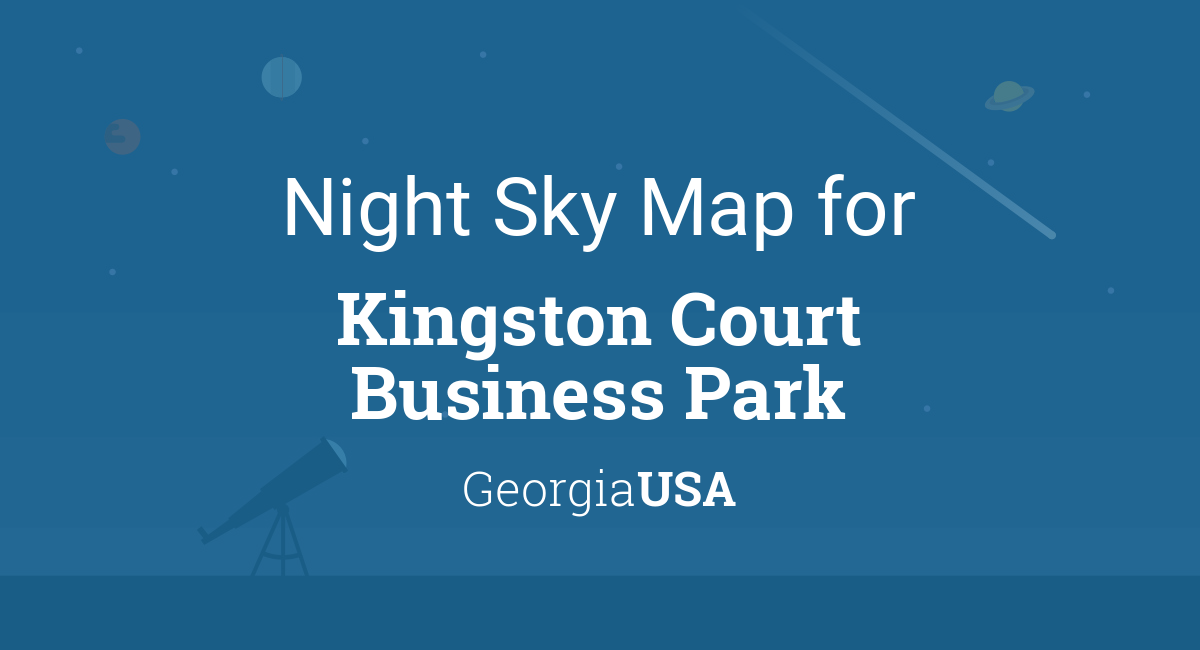 Night Sky Map Planets Visible Tonight in Kingston Court Business Park