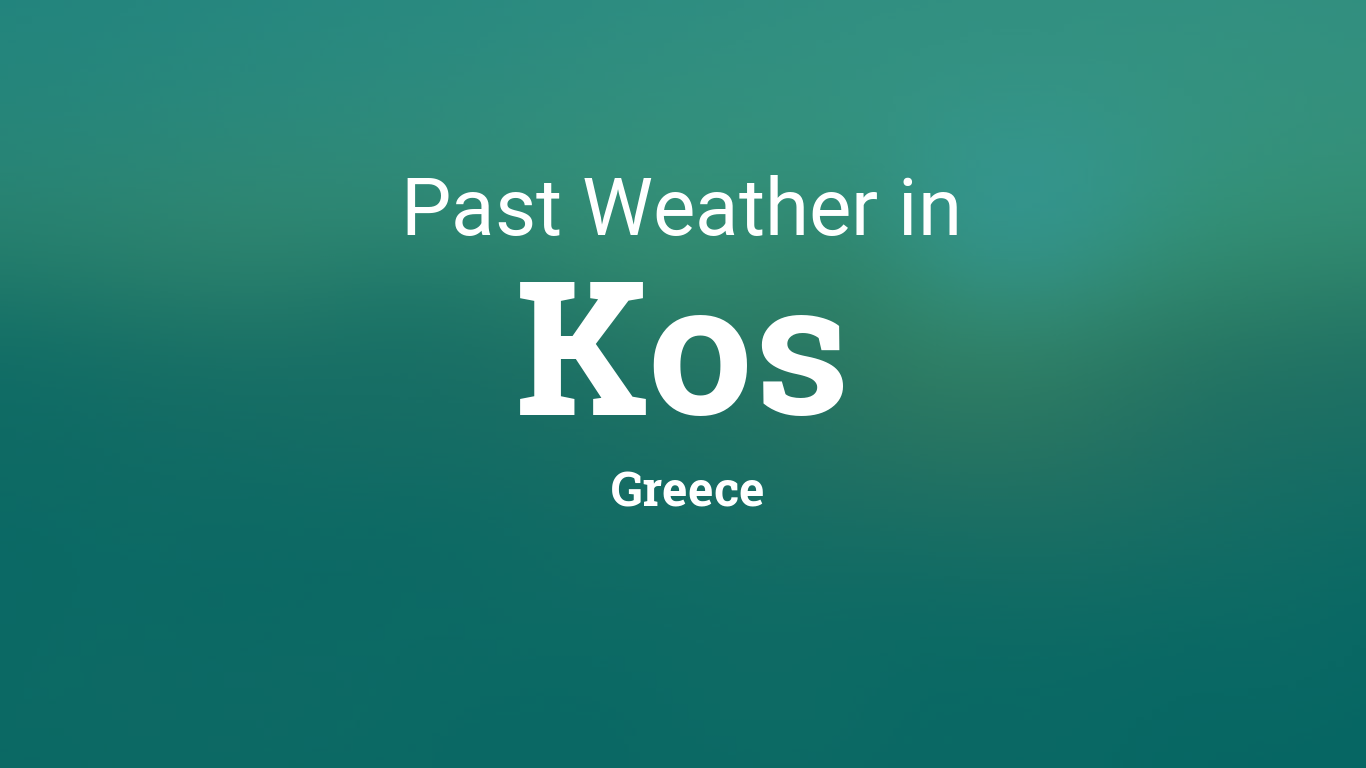 Weather in September 2018 in Kos, Greece