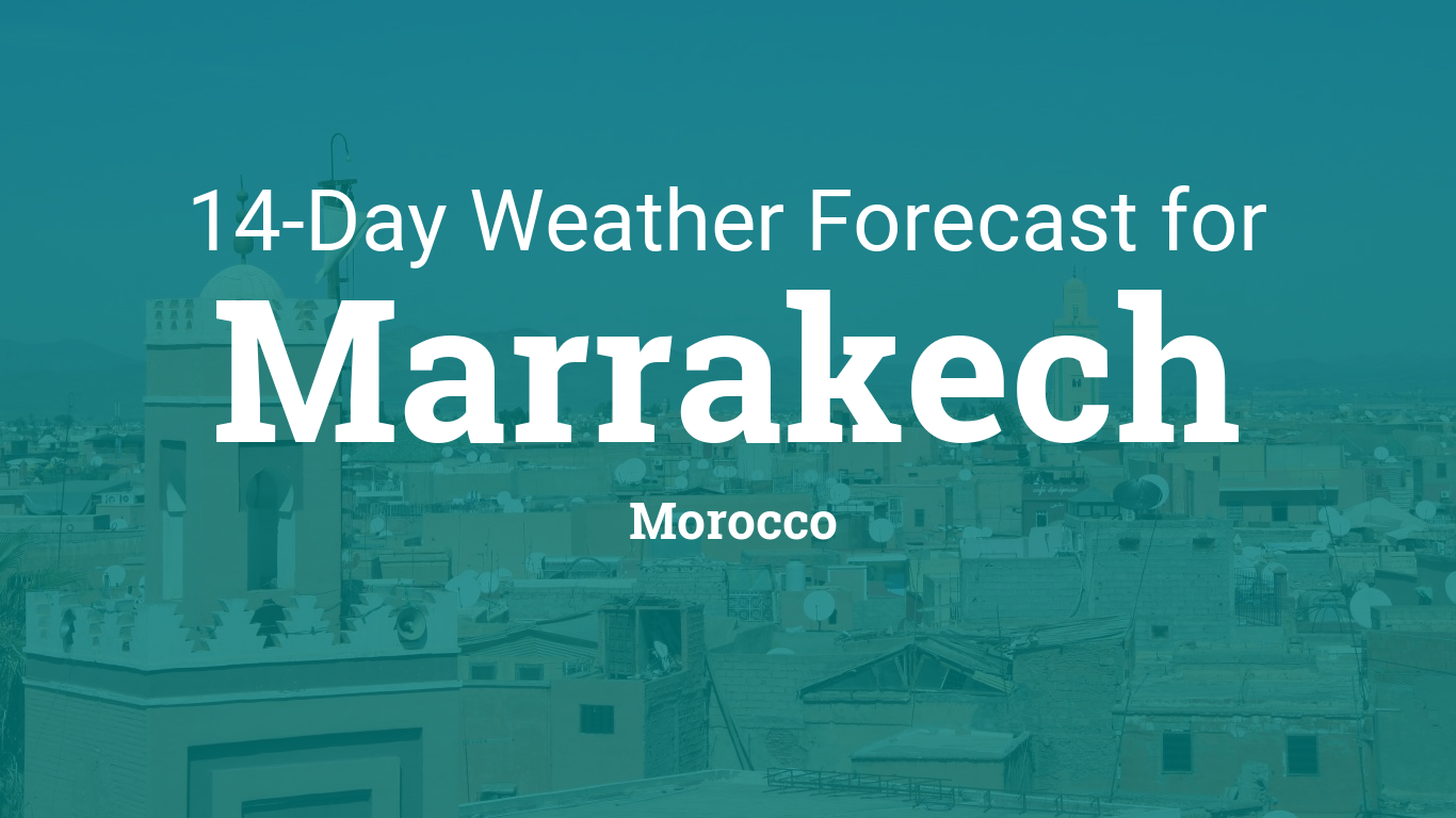 Marrakech, Morocco 14 day weather forecast
