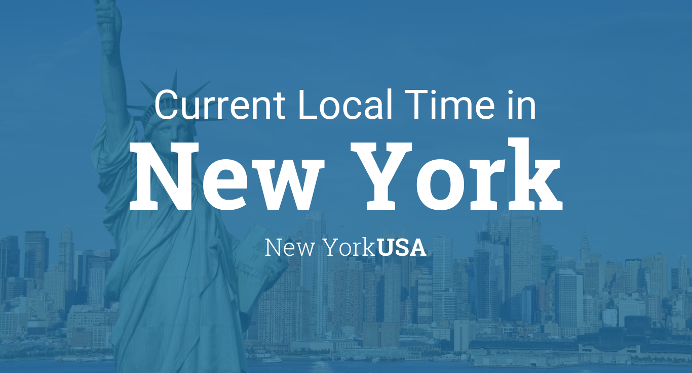 Current Local Time in New York, New York, USA