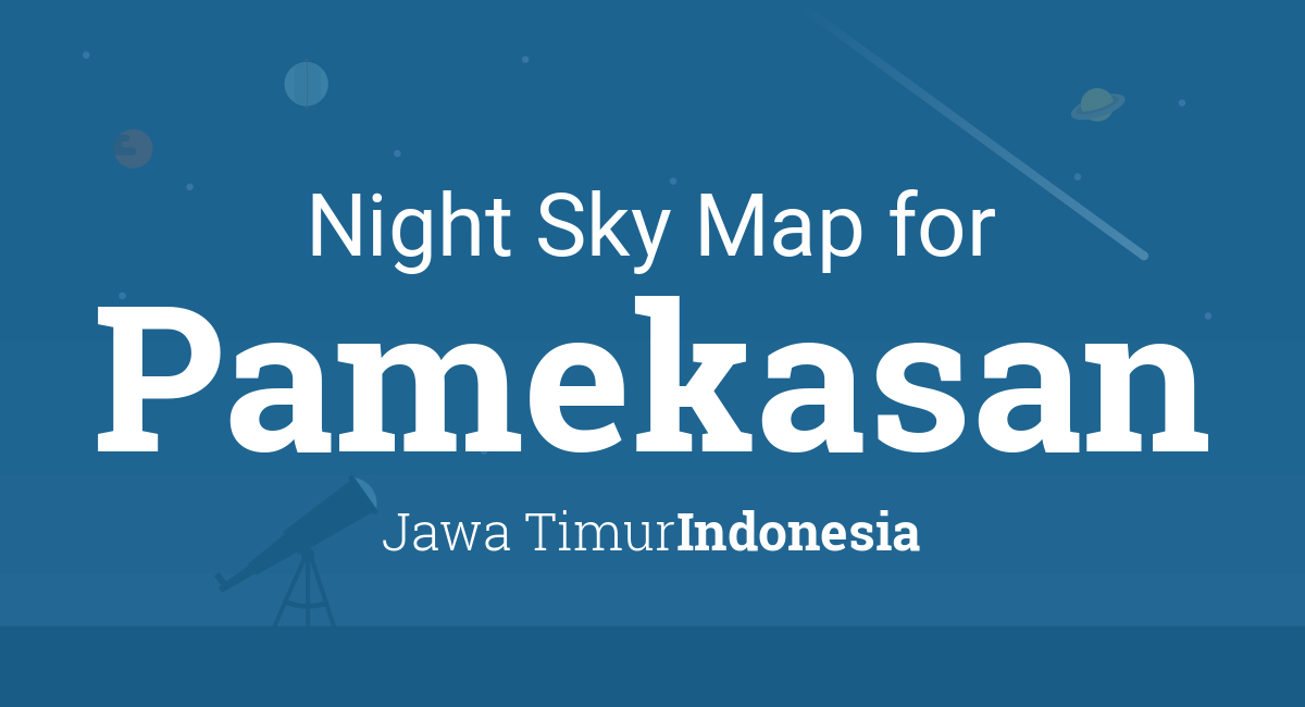 Night Sky Map & Planets Visible Tonight in Pamekasan