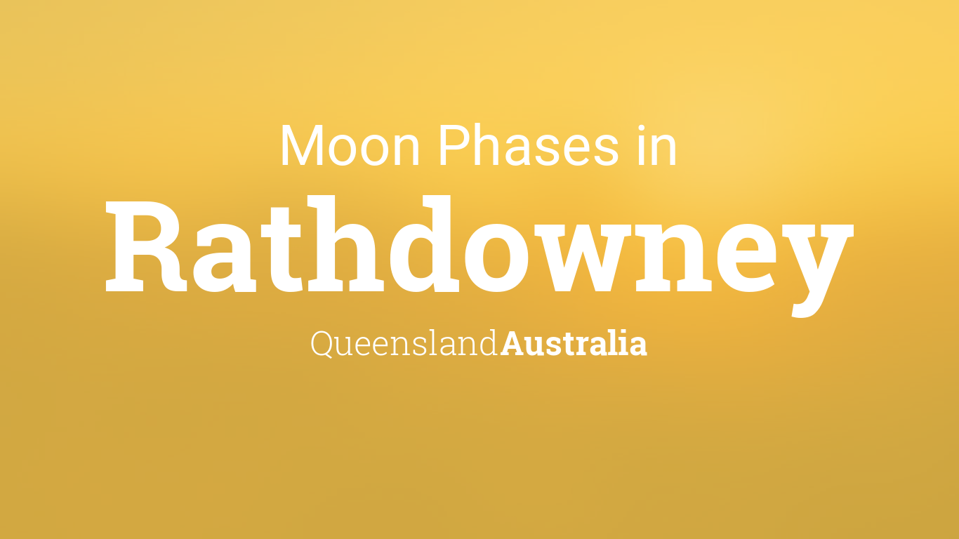 Moon Phases 2024 Lunar Calendar for Rathdowney, Queensland, Australia