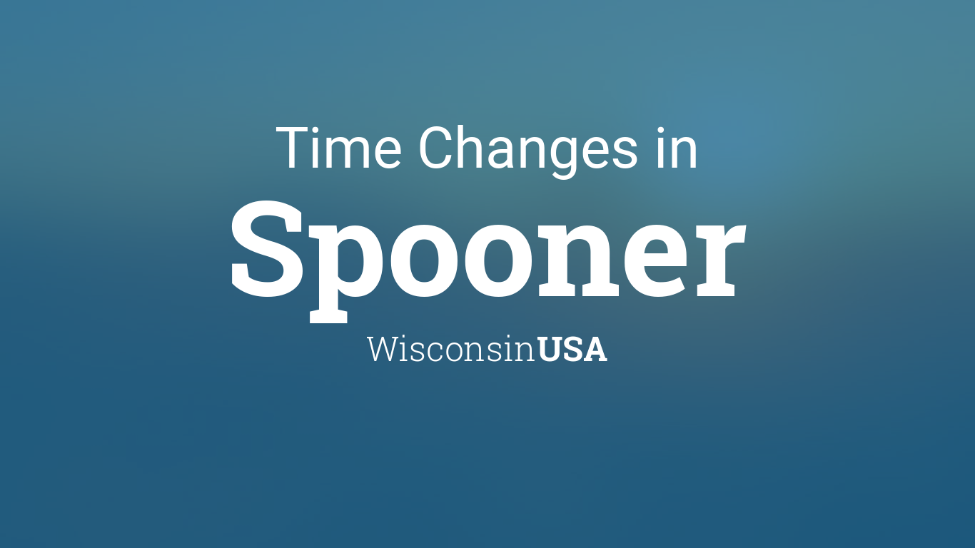 Daylight Saving Time Changes 2024 in Spooner, Wisconsin, USA