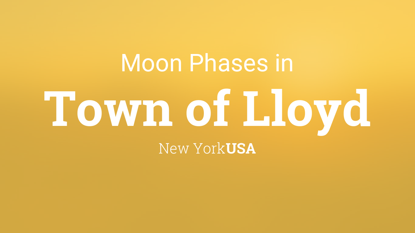Moon Phases 2023 – Lunar Calendar for Town of Lloyd, New York, USA