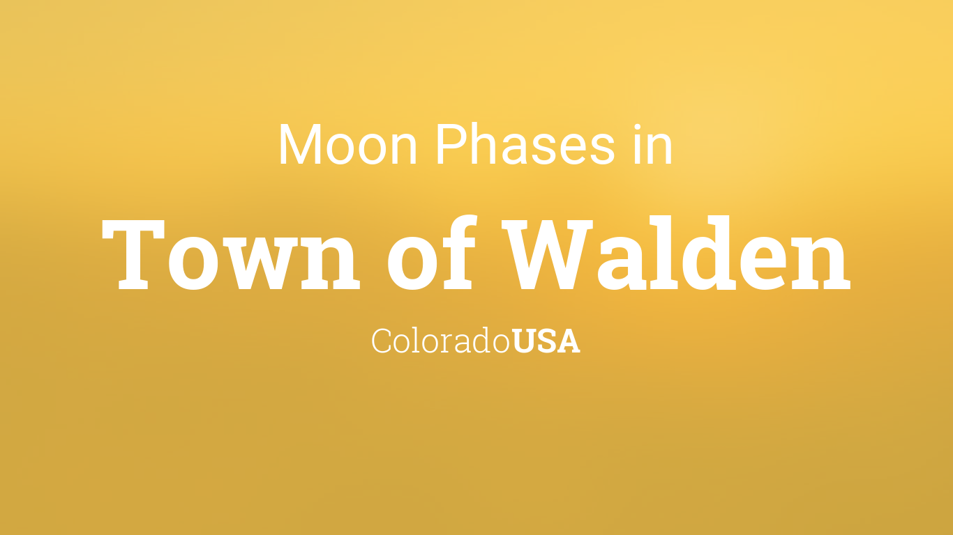Moon Phases 2024 Lunar Calendar for Town of Walden, Colorado, USA