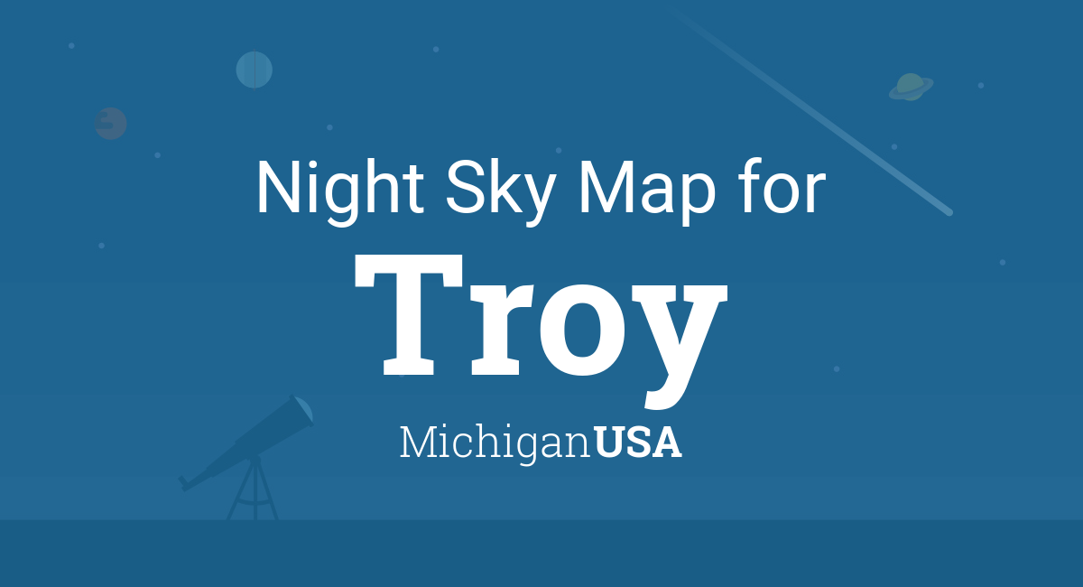 Troy, MI Map