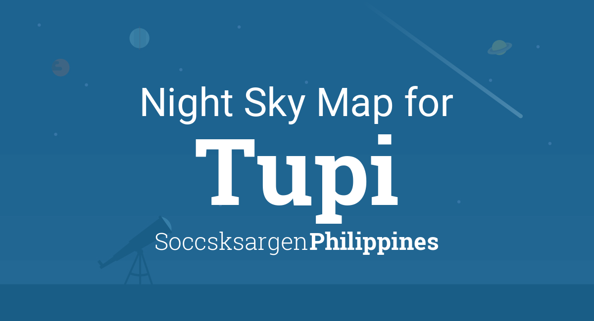 Night Sky Map & Planets Visible Tonight in Tupi