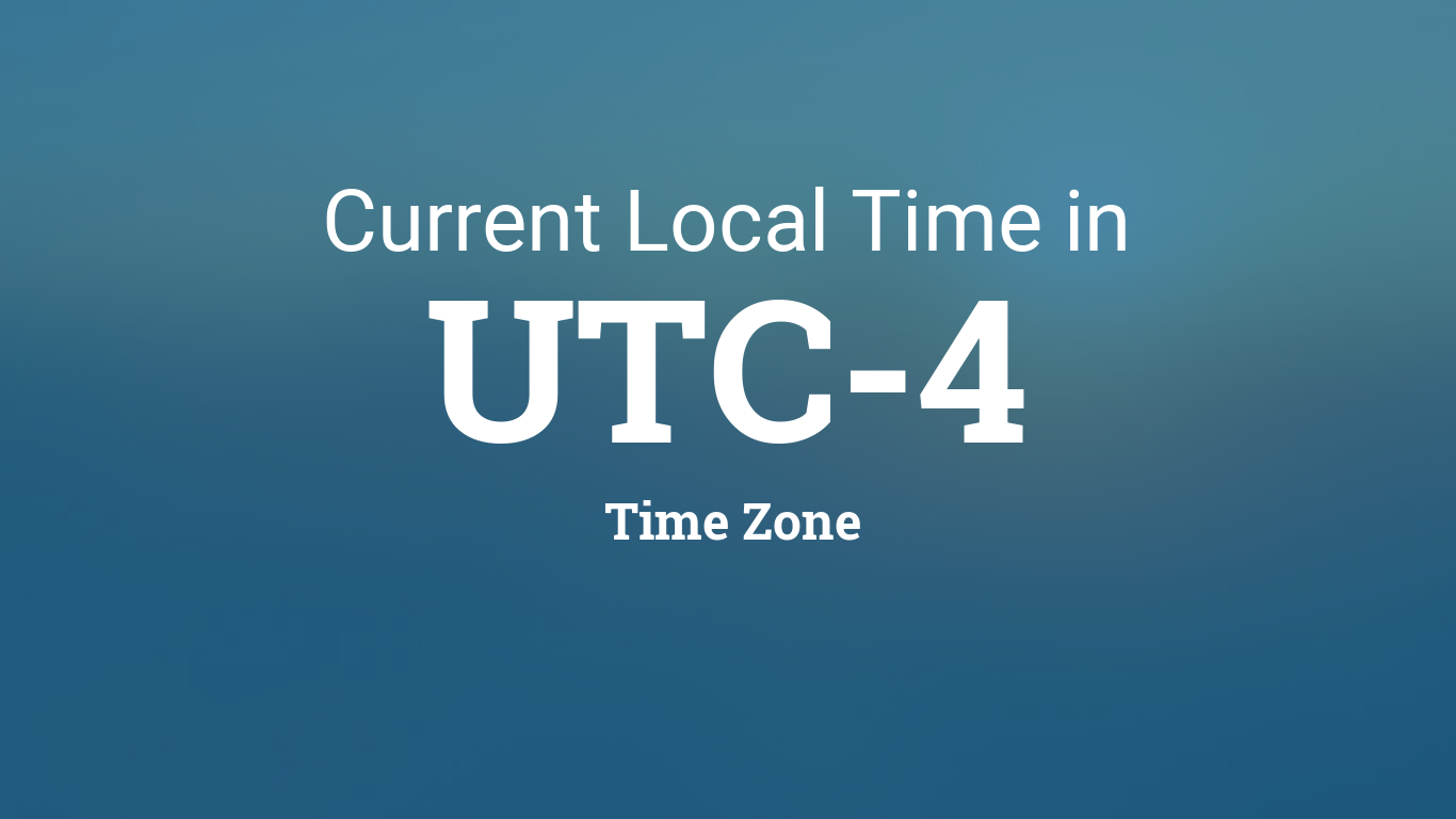 Current UTC-4
