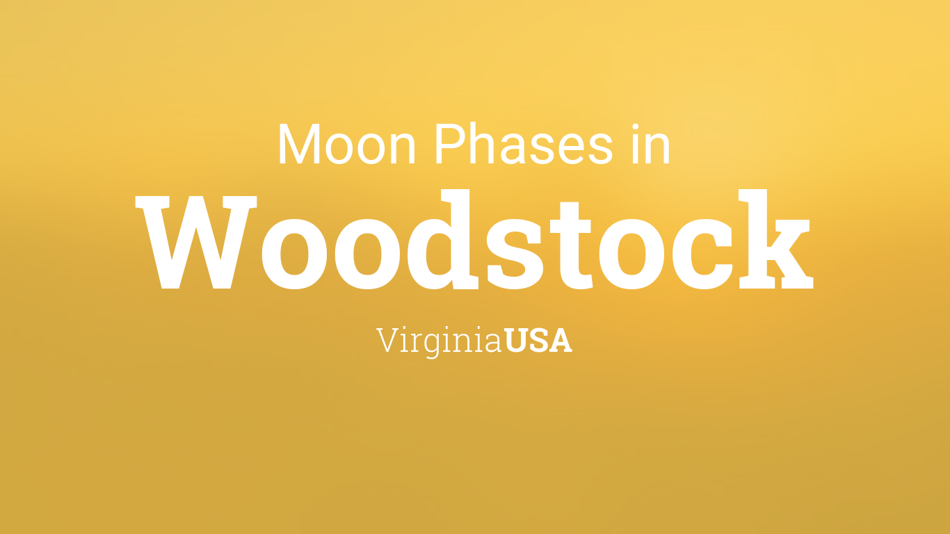 Moon Phases 2024 Lunar Calendar for Woodstock, Virginia, USA