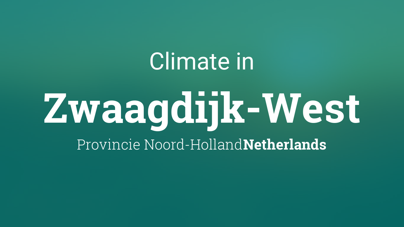 Climate & Weather Averages in Zwaagdijk-West, Netherlands