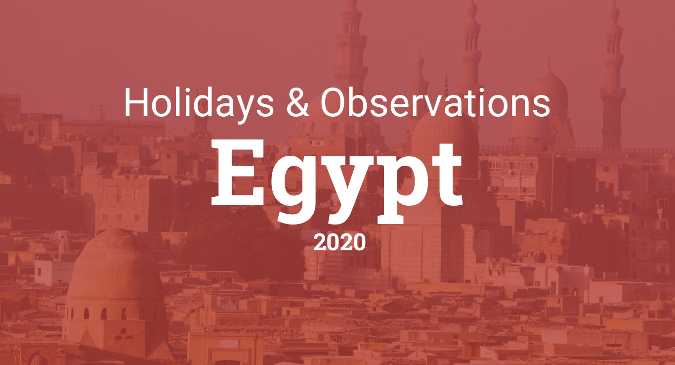Holidays and Observances in Egypt in 2020