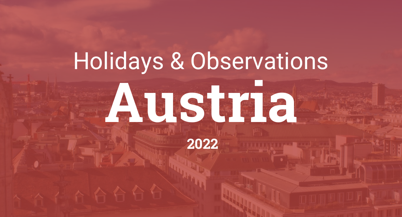 Holidays and observances in Austria in 2022
