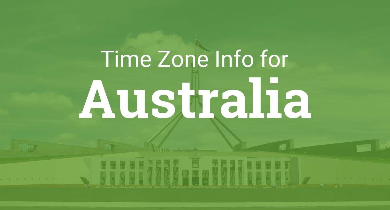 Time Zones in Australia