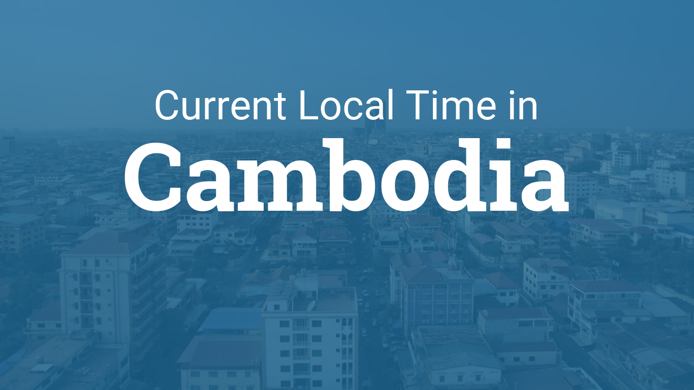 Time in Cambodia