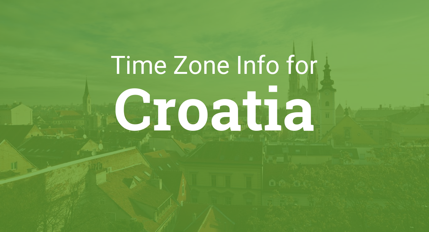 Time Zones in Croatia