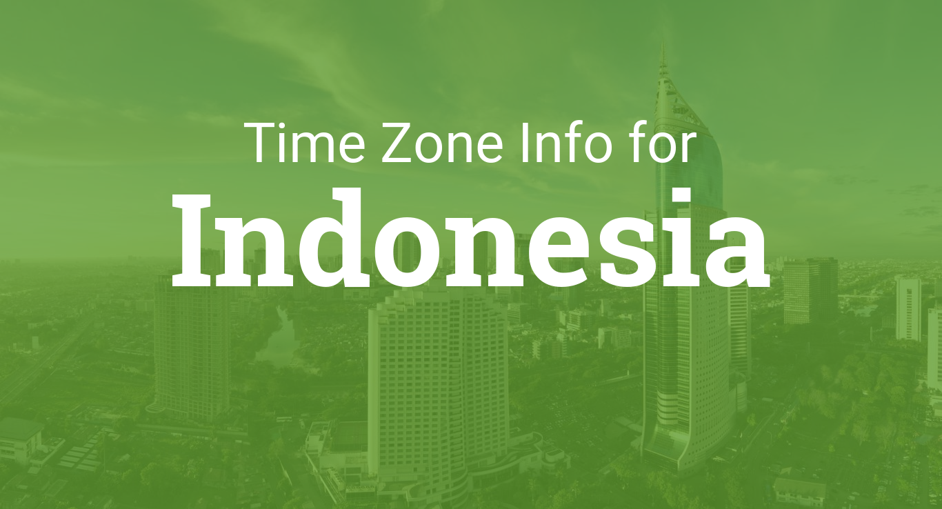 Time Zones in Indonesia