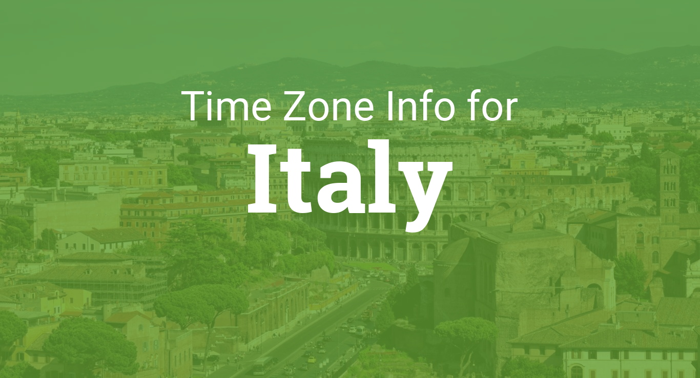 Time Zones in Italy