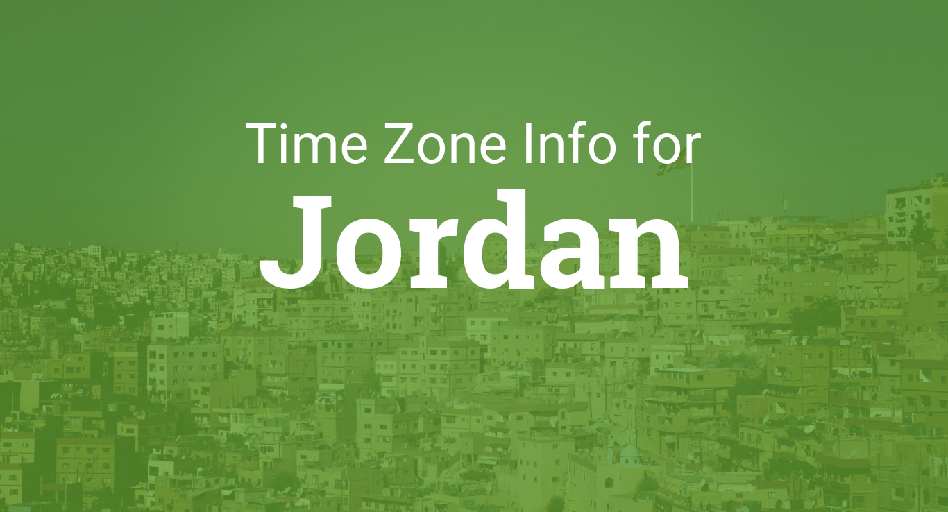 Time Zones Jordan