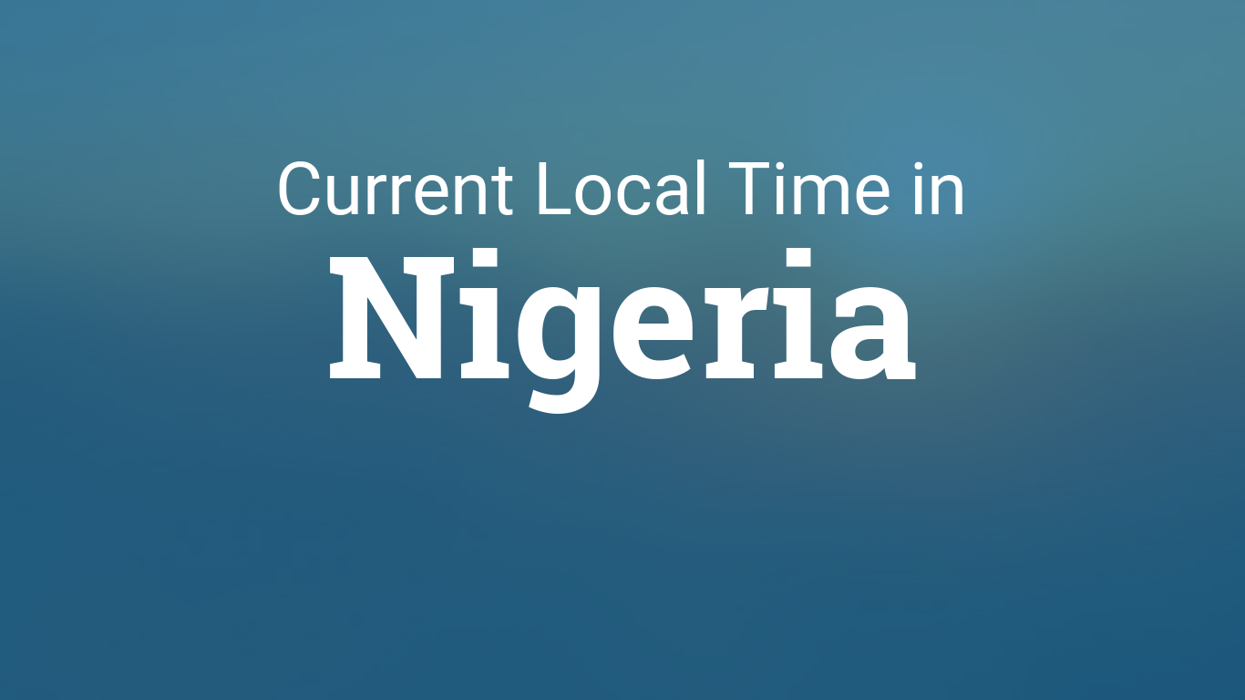 Current Local Time in Nigeria