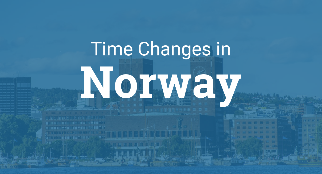Daylight Saving Time 2020 in Norway