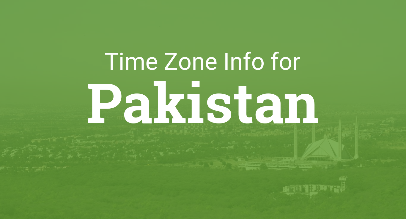Time Zones in Pakistan