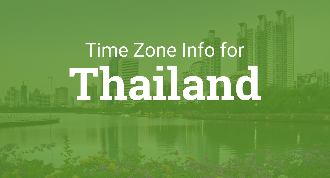Time Zones in Thailand