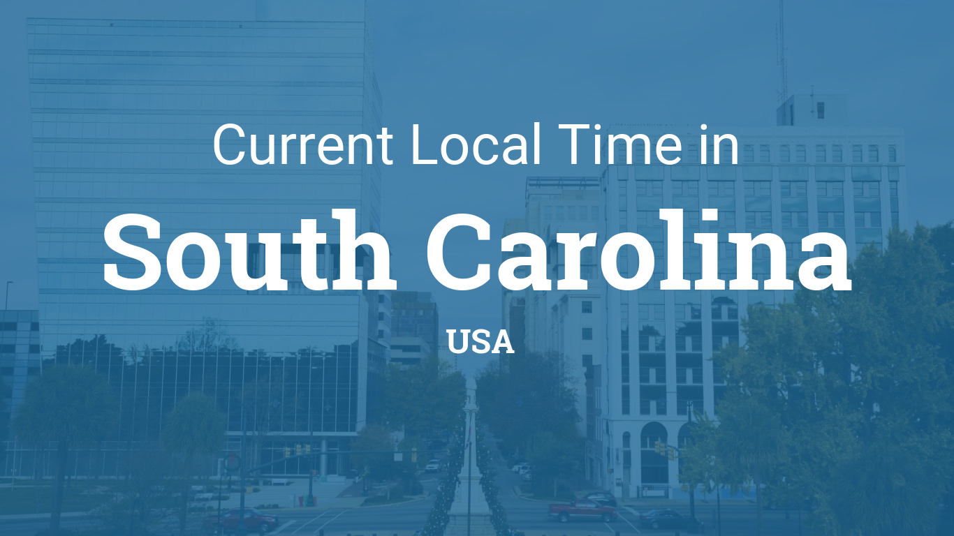 Time in South Carolina, United States