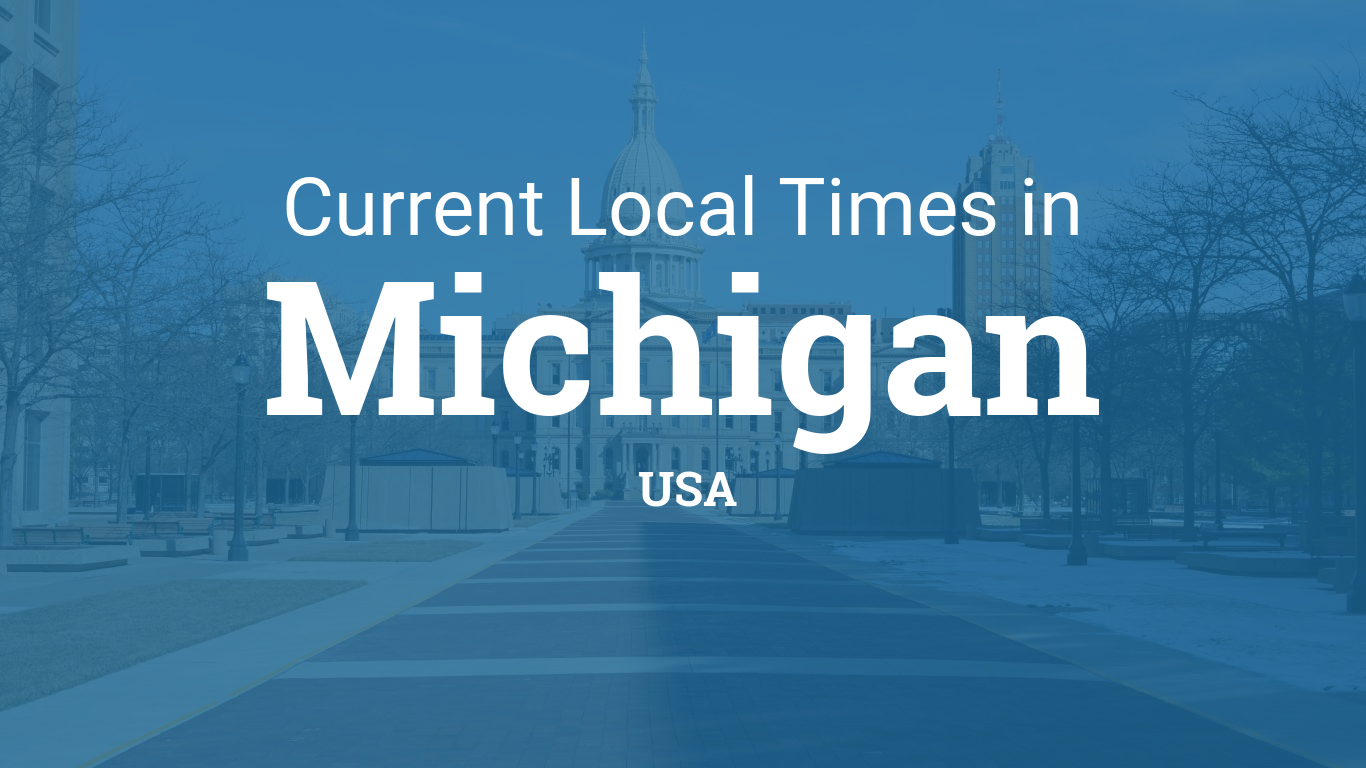 Time in Michigan, United States