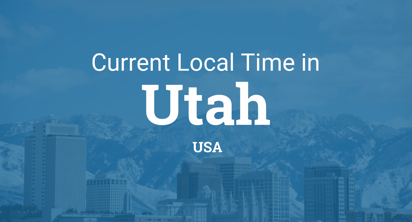 Time in Utah, United States
