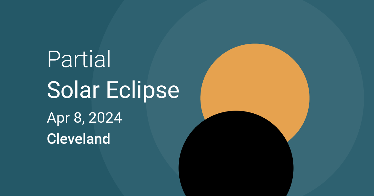 Eclipses visible in Cleveland, Washington, USA Apr 8, 2024 Solar Eclipse
